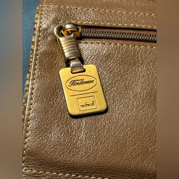 STUNNING Vintage Borbonese Compact Wallet - Picture 4 of 4